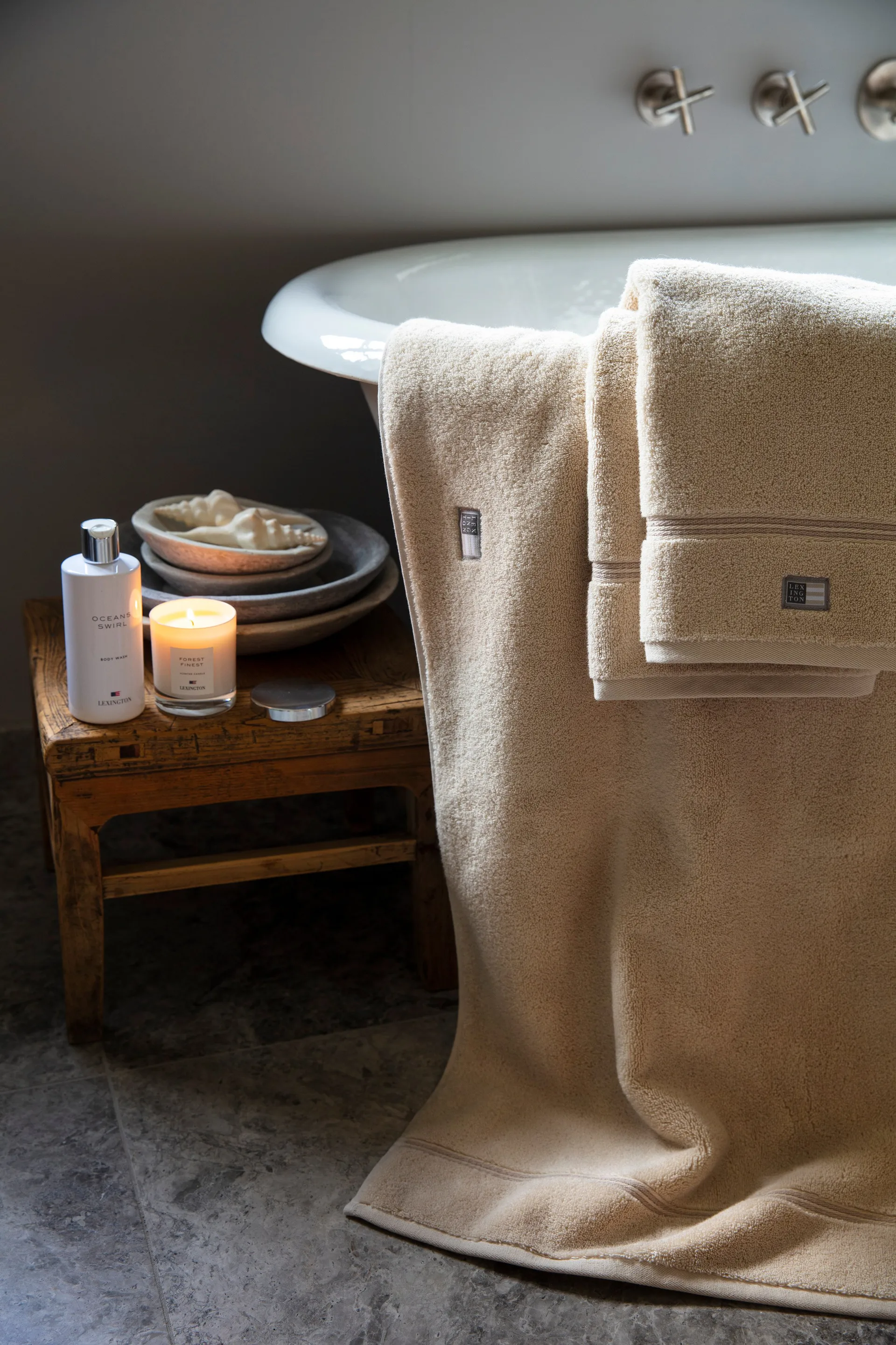 Lexington Hotel håndkle 100x150 cm, Beige Lexington