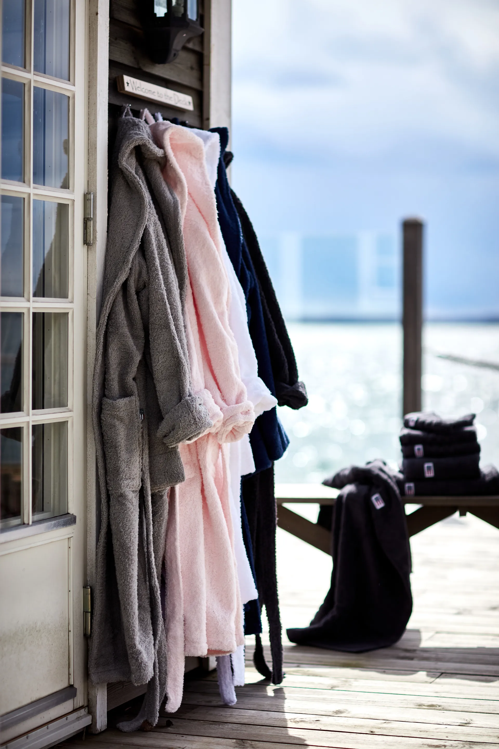 Lexington Original morgenkåpe M, Gray Lexington