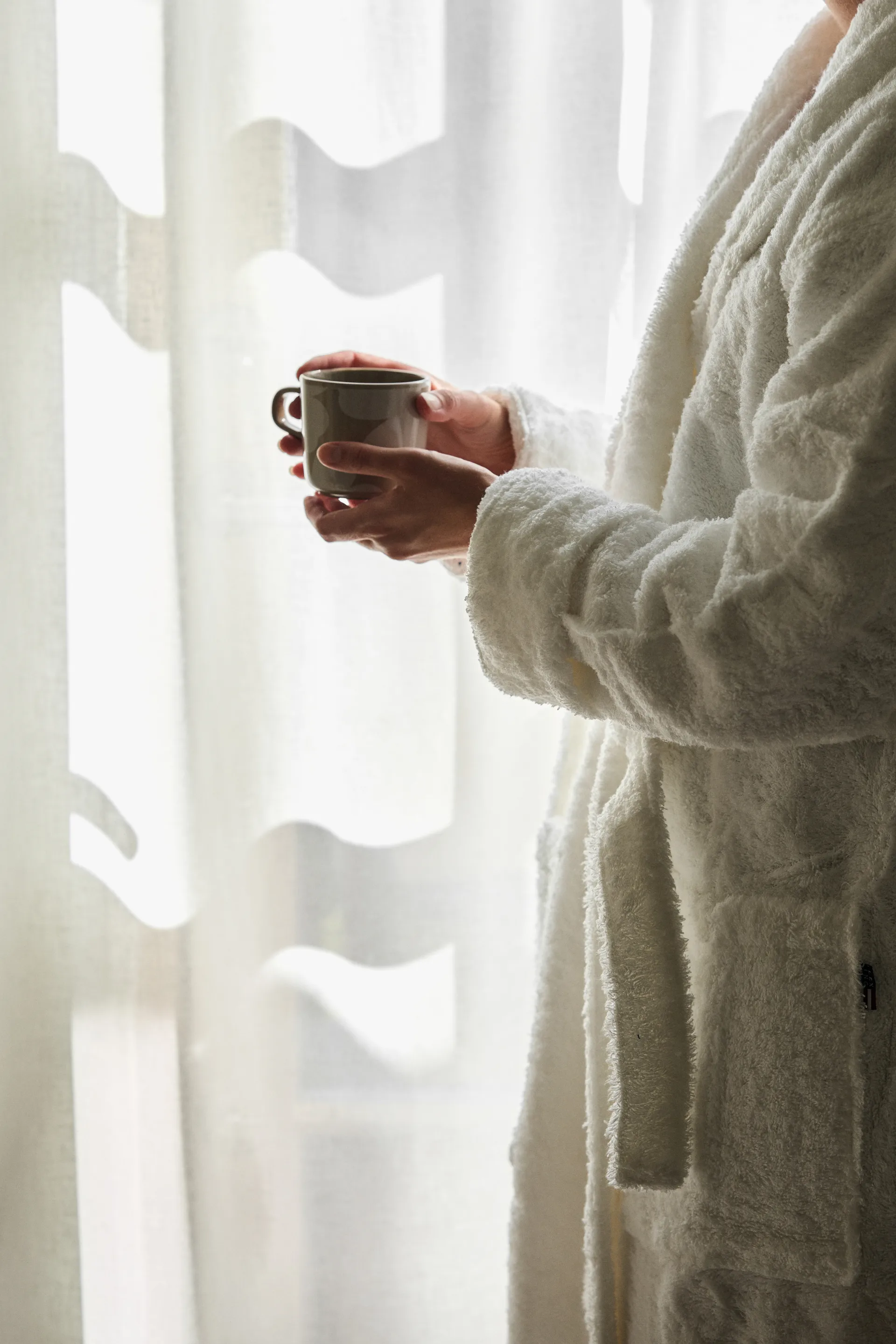 Lexington Original morgenkåpe S, White Lexington