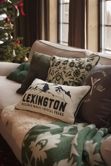 Mountains Logo ullmiks pyntepute - White-navy, 50x30 cm - Lexington