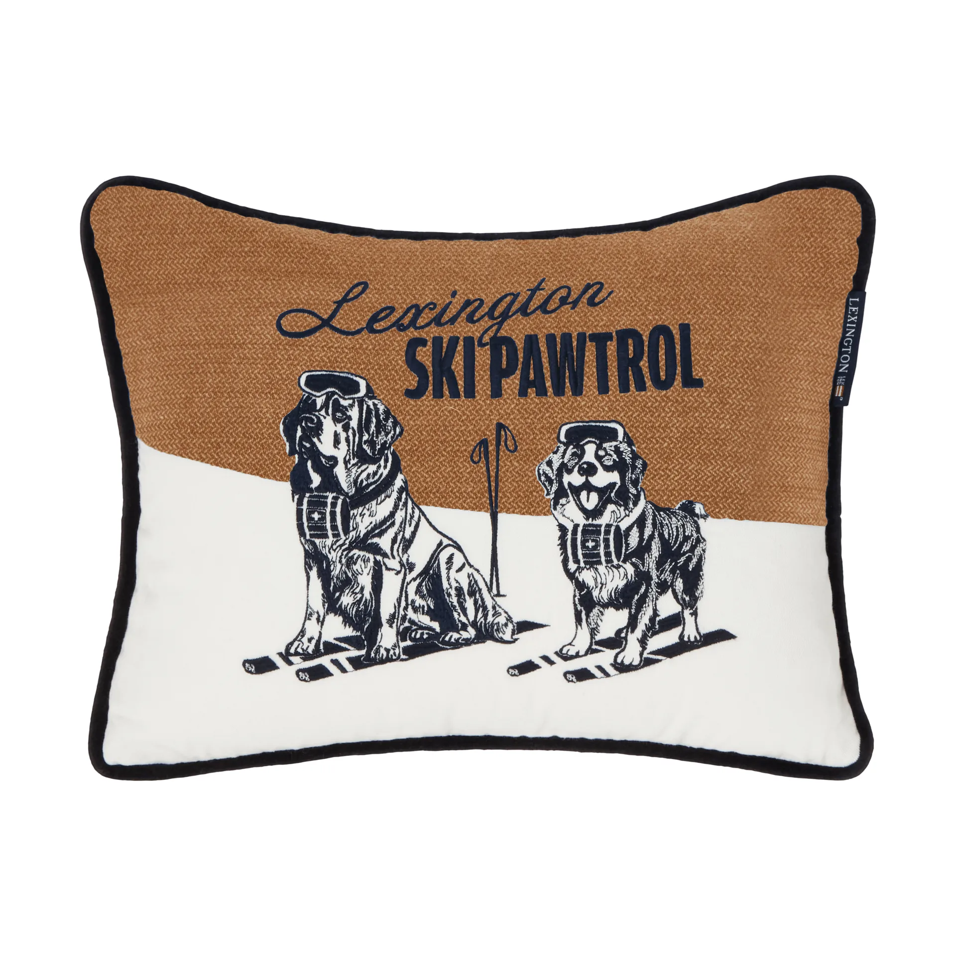 Skipawtrol pyntepute, Beige-white-navy, 40x30 cm Lexington