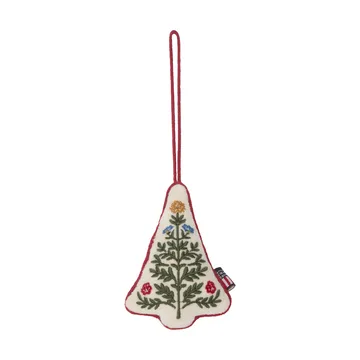Tree økologisk fløyelsbomull juleanheng - Multi, 9x13x3 cm - Lexington
