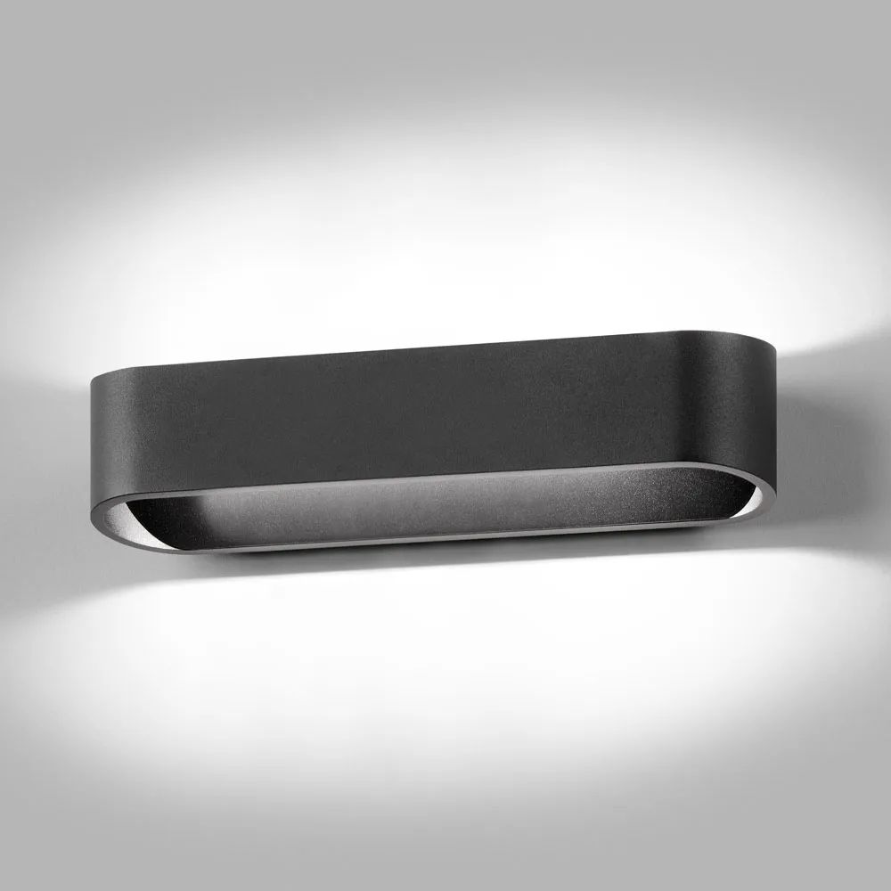 Aura W2 vegglampe, black Light-Point