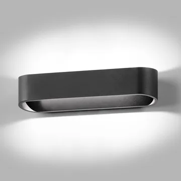 Aura W2 vegglampe - black - Light-Point