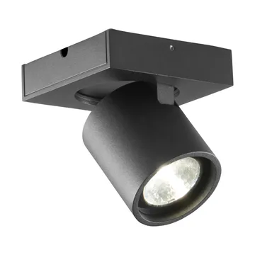 Focus 1 vegg- og taklampe switch tune - Black - Light-Point
