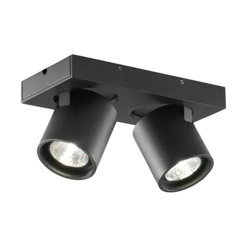Focus 2 vegg- og taklampe switch tune - Black - Light-Point