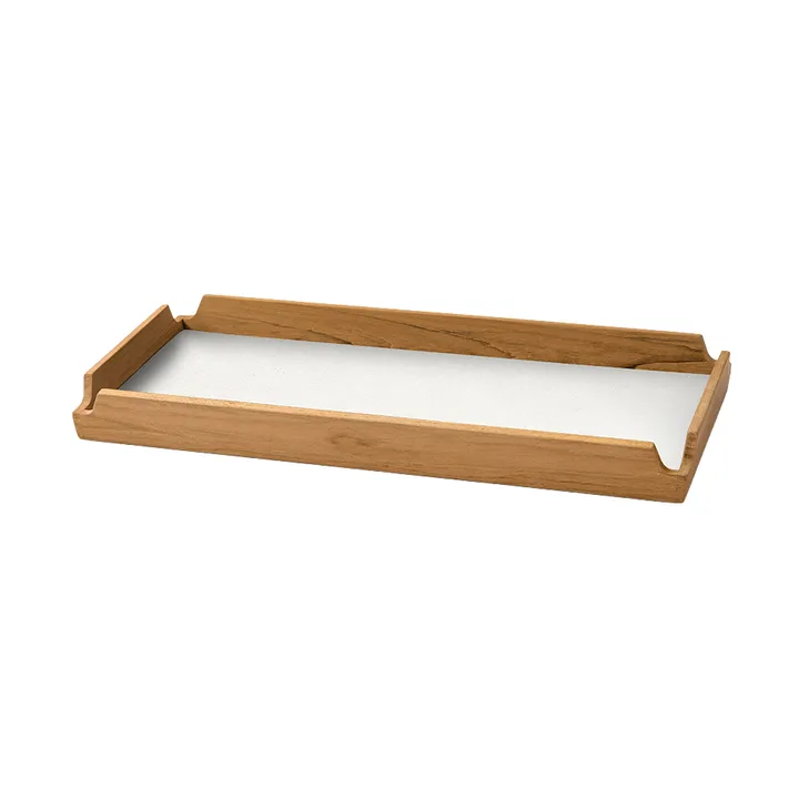 Airy Nupo brett - Pure white-teak, slank - LIND DNA