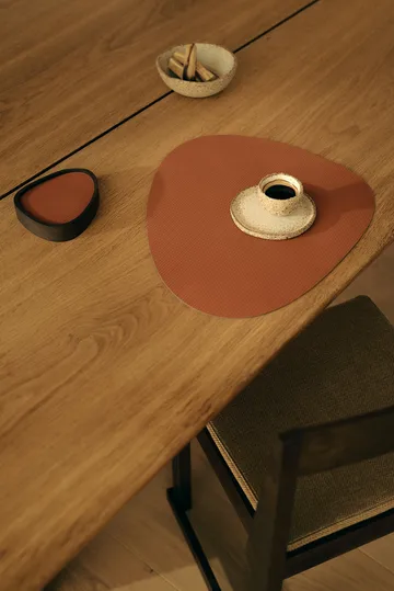 Corduroy bordbrikke curve L - Rust - LIND DNA