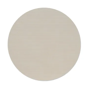 Corduroy bordbrikke - Oyster white, circle, L - LIND DNA