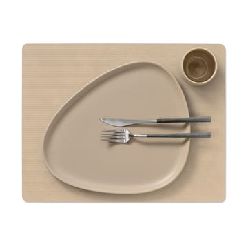 Corduroy bordbrikke square L - Sand - LIND DNA