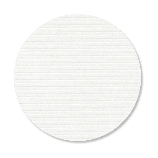 Corduroy glassunderlag, Pure white, circle LIND DNA