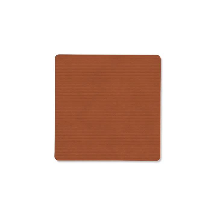Corduroy glassunderlag square - Rust - LIND DNA