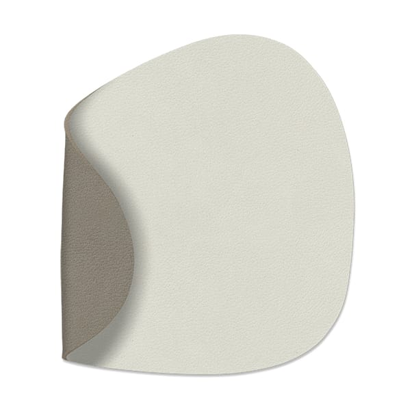 Curve Nupo Double glassunderlag - Linen-Flint Grey - LIND DNA