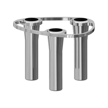 Lind Curve kombinerbar lysestake krom - Triple - LIND DNA