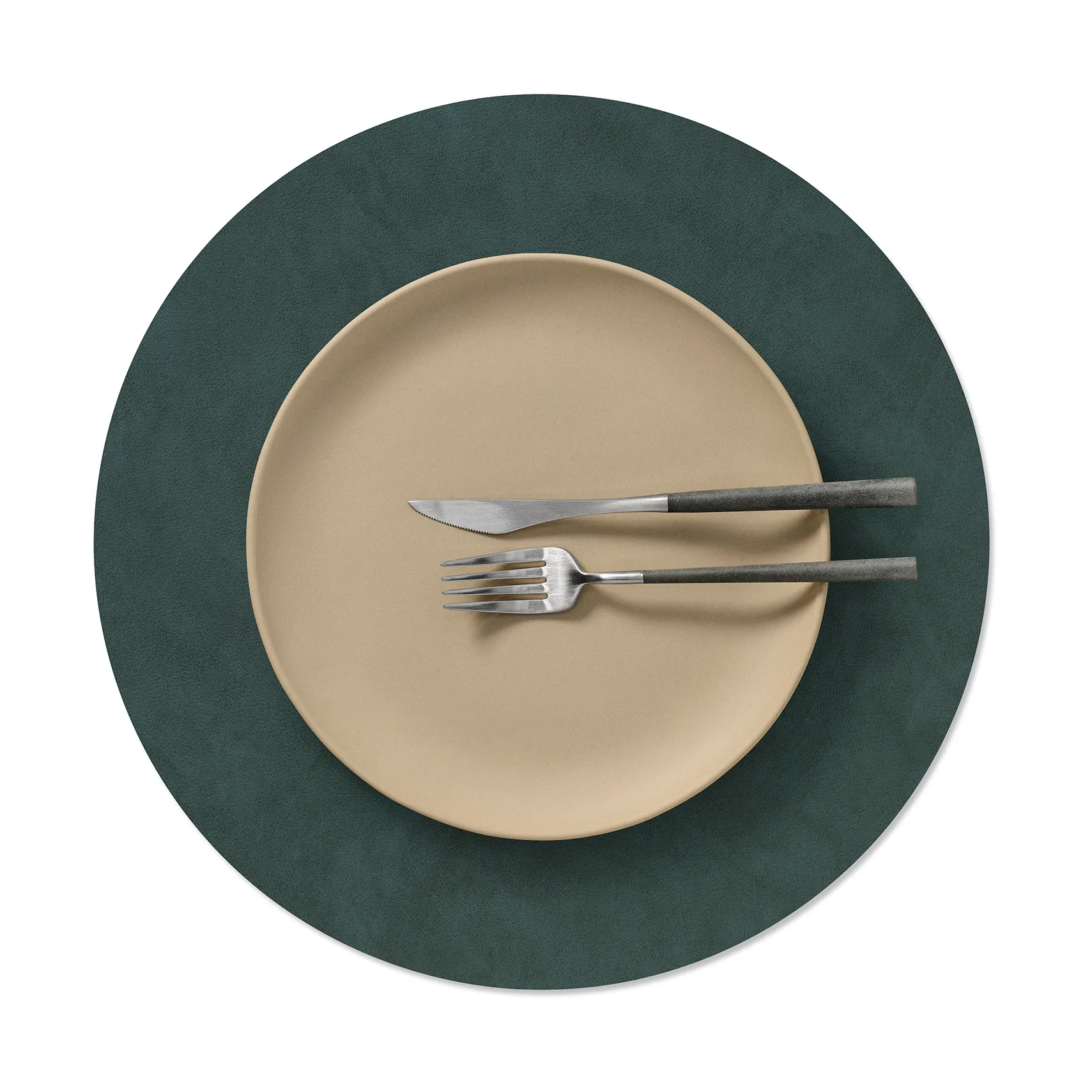 Nupo bordbrikke, Dark green, circle, L LIND DNA