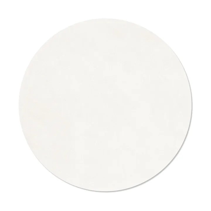 Nupo bordbrikke - Pure white, circle, L - LIND DNA