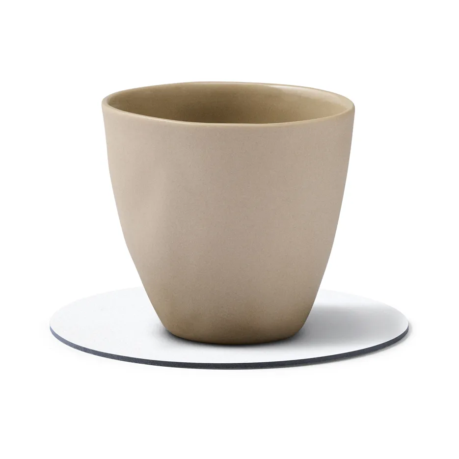 Nupo glassunderlag circle, Pure white LIND DNA