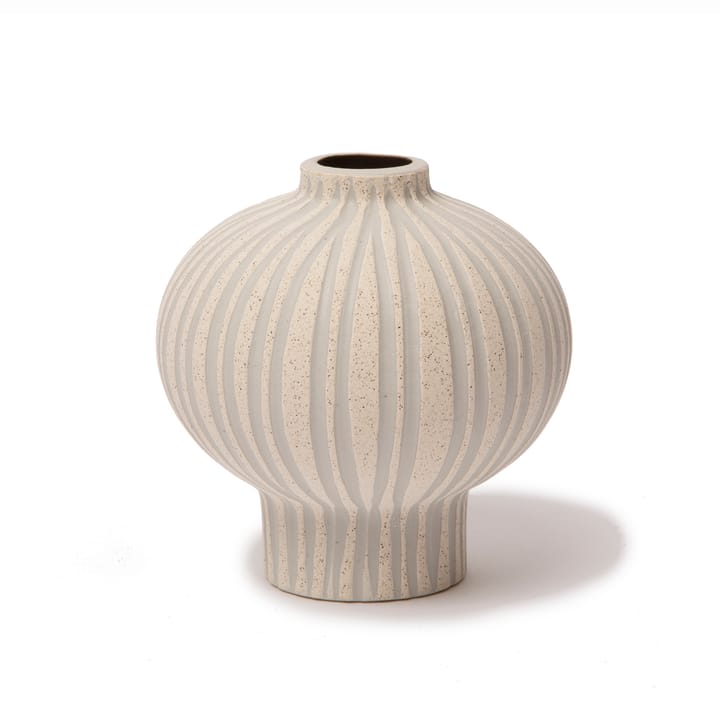Cecilia vase - Sand white steinstripe - Lindform