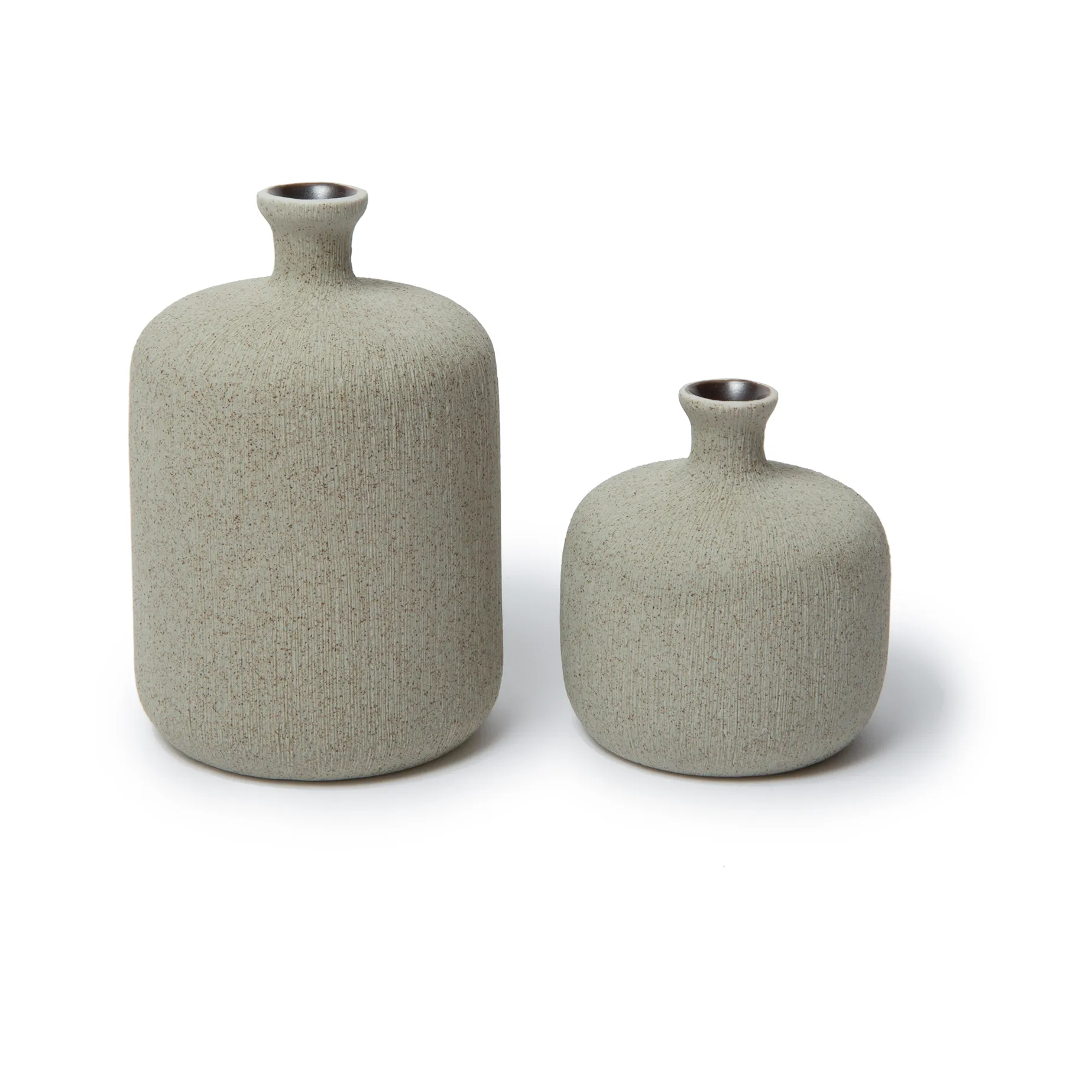 Flaske vase, Sand grey, small Lindform