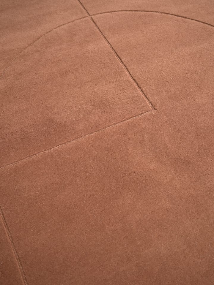 Lineal Poem ullteppe, Amber, 140 x 200 cm Linie Design