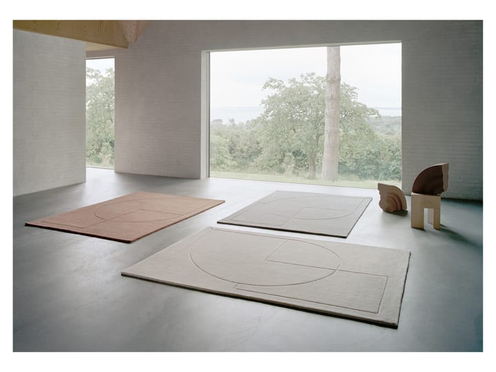 Lineal Poem ullteppe, Amber, 140 x 200 cm Linie Design