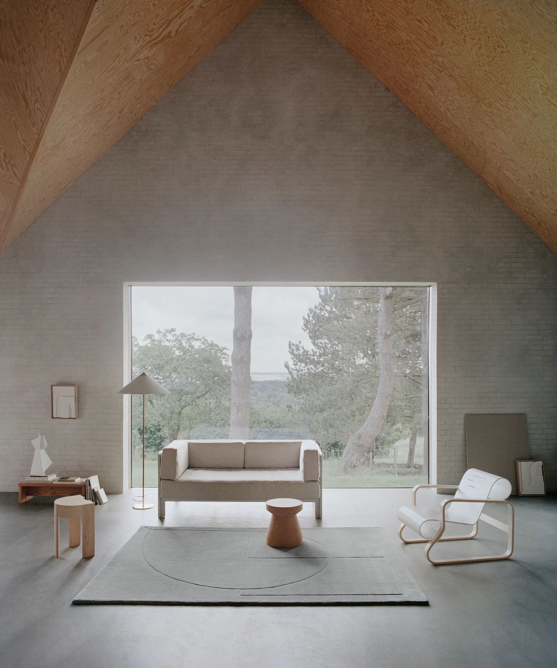 Lineal Poem ullteppe, Moss, 200 x 300 cm Linie Design