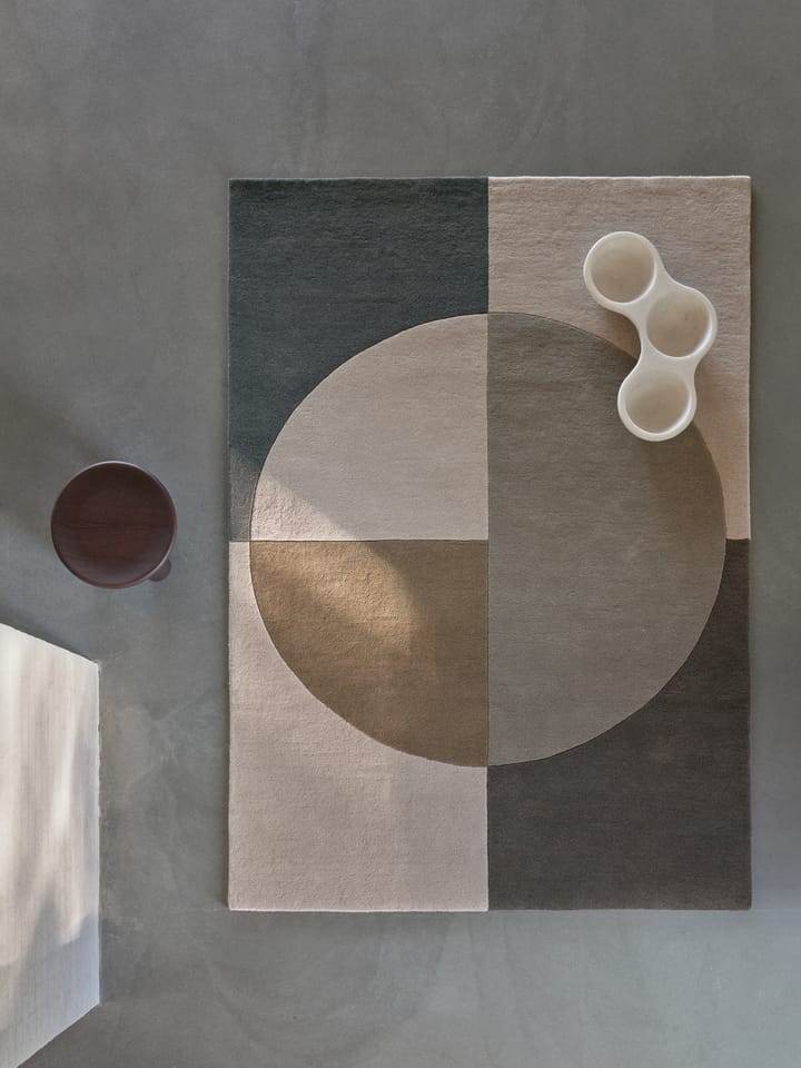 Radiality ullteppe, Olive, 170 x 240 cm Linie Design