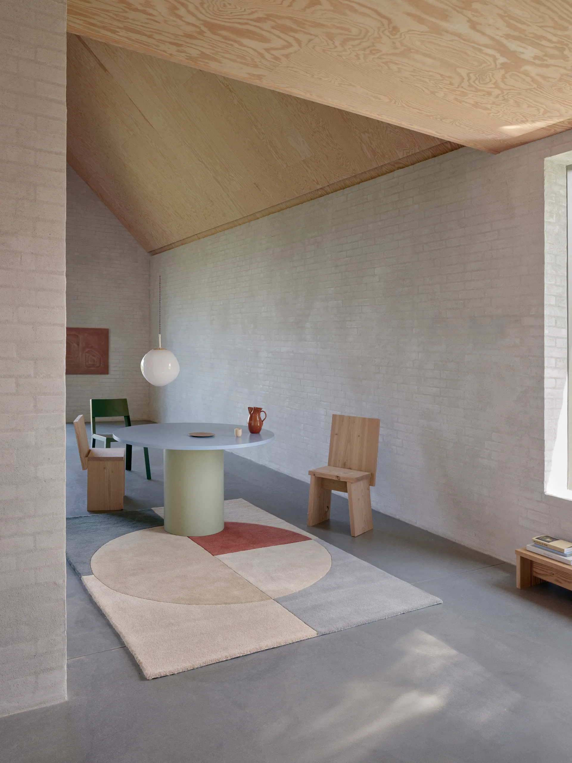 Radiality ullteppe, Ruby, 170 x 240 cm Linie Design