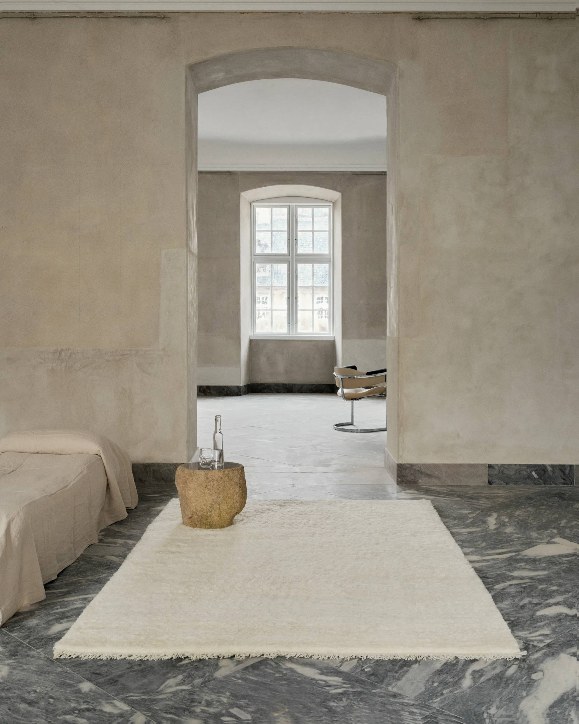 Soft Savannah ullteppe, White, 140 x 200 cm Linie Design