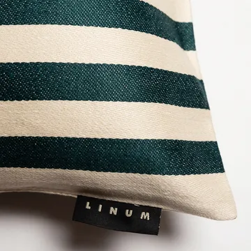 Amalfi putetrekk 35 x 50 cm - Dyp smaragdgrønn - Linum