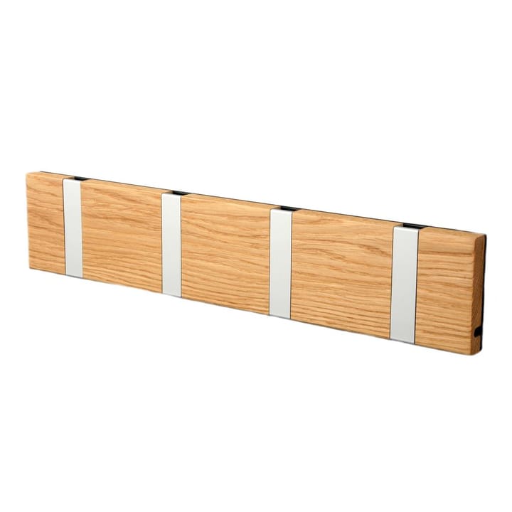 Loca Knax knaggrekke 40 cm - oljet eik-grå - LoCa