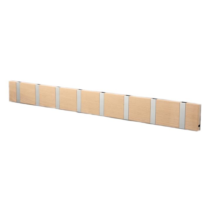 Loca Knax knaggrekke 80 cm - såpet eik-grå - LoCa