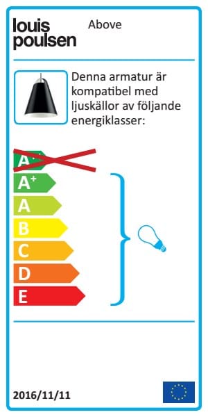Above pendel Ø40 cm - Hvit - Louis Poulsen