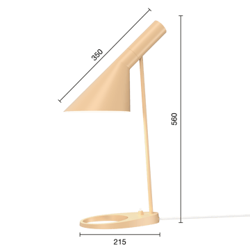 AJ bordlampe - Warm sand - Louis Poulsen