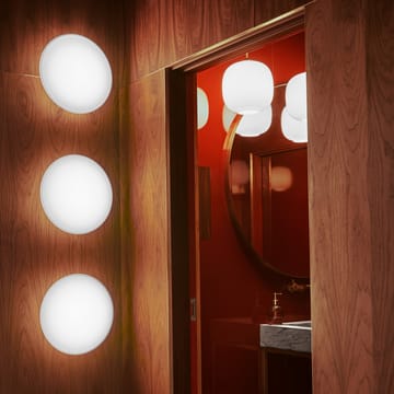 AJ Eiklipta taklampe-vegglampe Ø35 cm - Hvit opal - Louis Poulsen