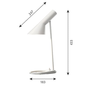 AJ MINI bordlampe - Hvit - Louis Poulsen