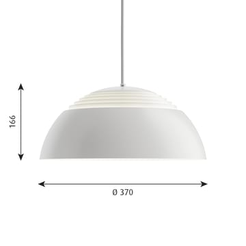 AJ Royal pendel Ø37 cm - Hvit - Louis Poulsen