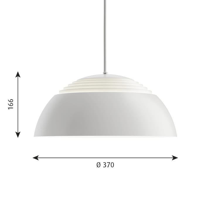AJ Royal pendel Ø37 cm, Hvit Louis Poulsen