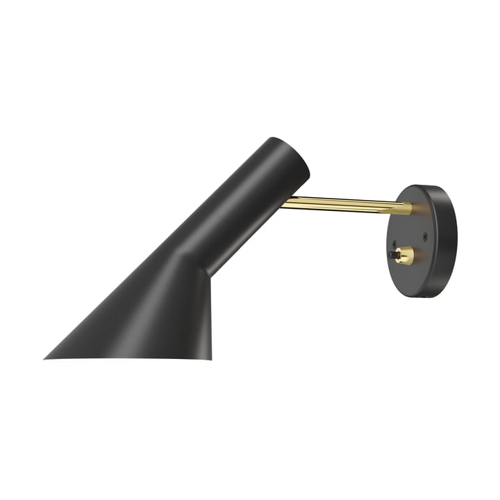 AJ vegglampe fast installasjon, Brass-black Louis Poulsen