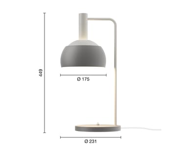 FJ Elements bordlampe Ø17,5 cm - Original grey - Louis Poulsen