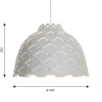 LC Shutters pendel Ø44 cm - Hvit - Louis Poulsen