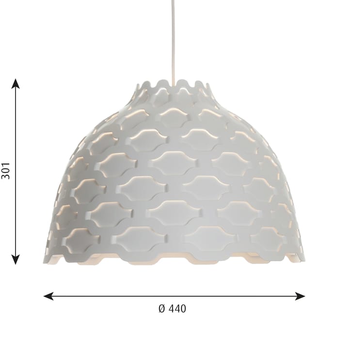 LC Shutters pendel Ø44 cm, Hvit Louis Poulsen