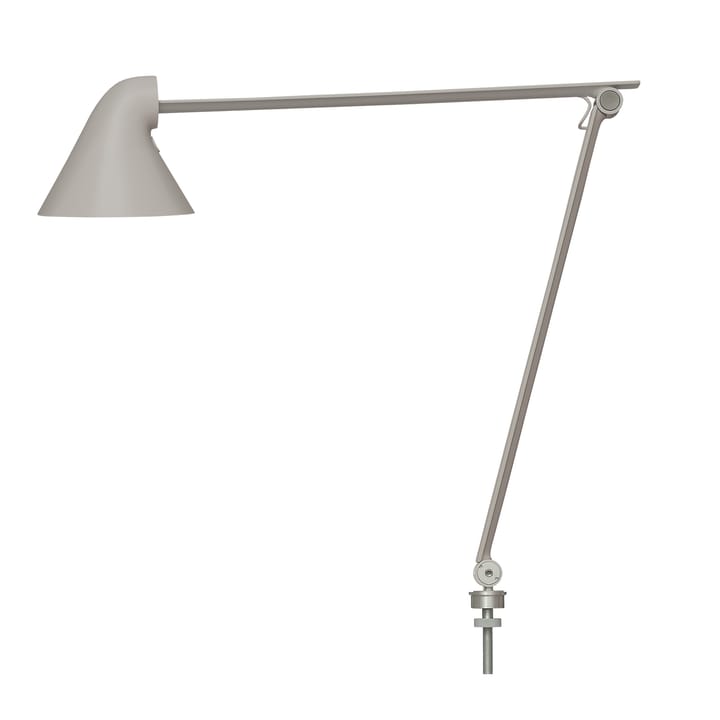 NJP bordlampe stift Ø10 mm - Lysegrå - Louis Poulsen