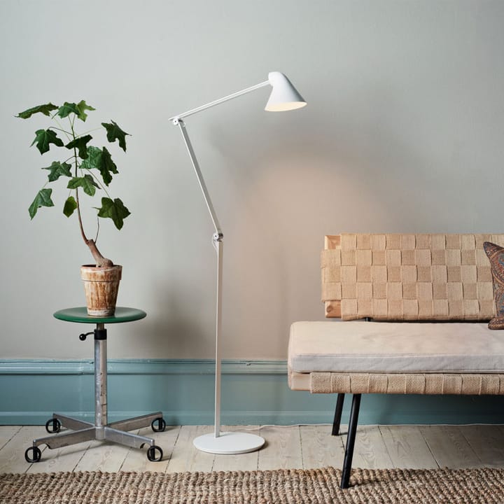 NJP gulvlampe, Lysegrå, LED, 3000k Louis Poulsen