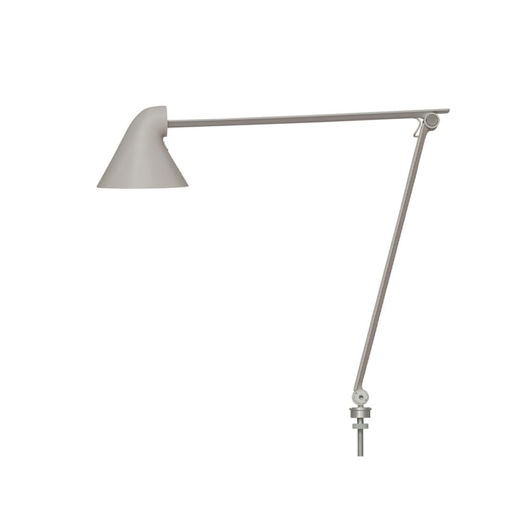NJP skrivebordslampe - Lysegrå, stift, 3000k - Louis Poulsen