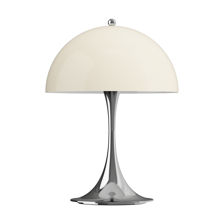 Panthella 250 bærbar bordlampe - Chrome opal beige - Louis Poulsen