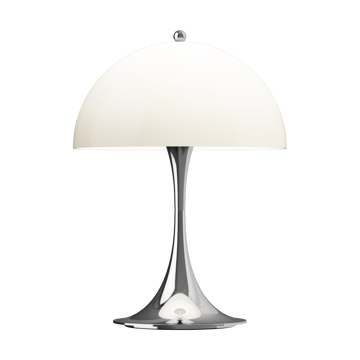 Panthella 250 bærbar bordlampe - Chrome opal beige - Louis Poulsen