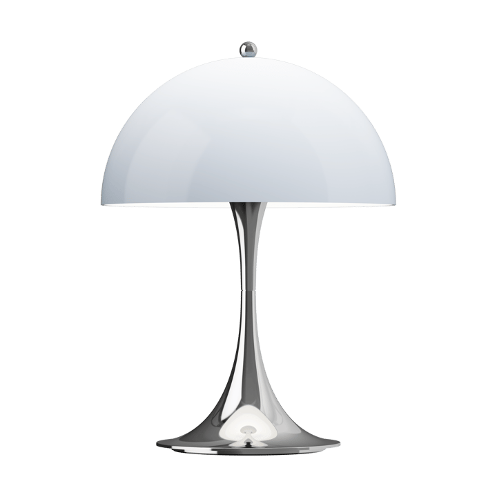 Panthella 250 bærbar bordlampe - Chrome opal blue grey - Louis Poulsen