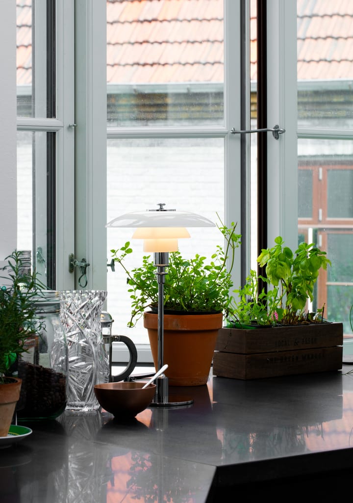 PH 2/1 bordlampe, Krom Louis Poulsen