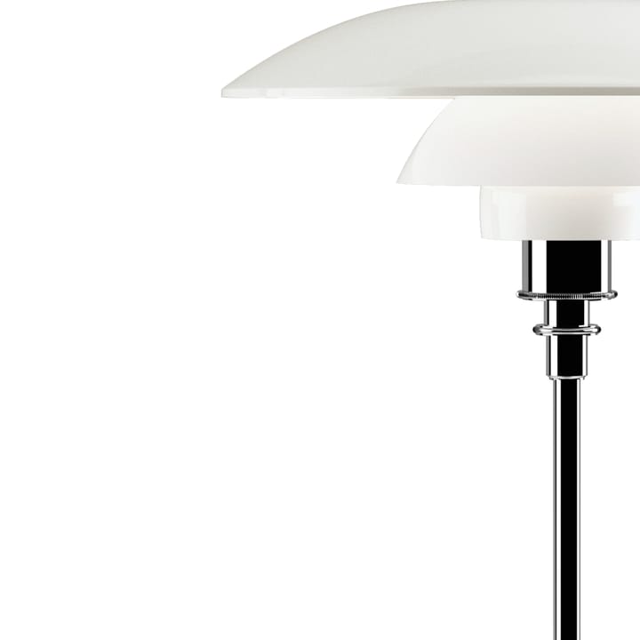PH 3½-2½ opalglass bordlampe, Krom Louis Poulsen
